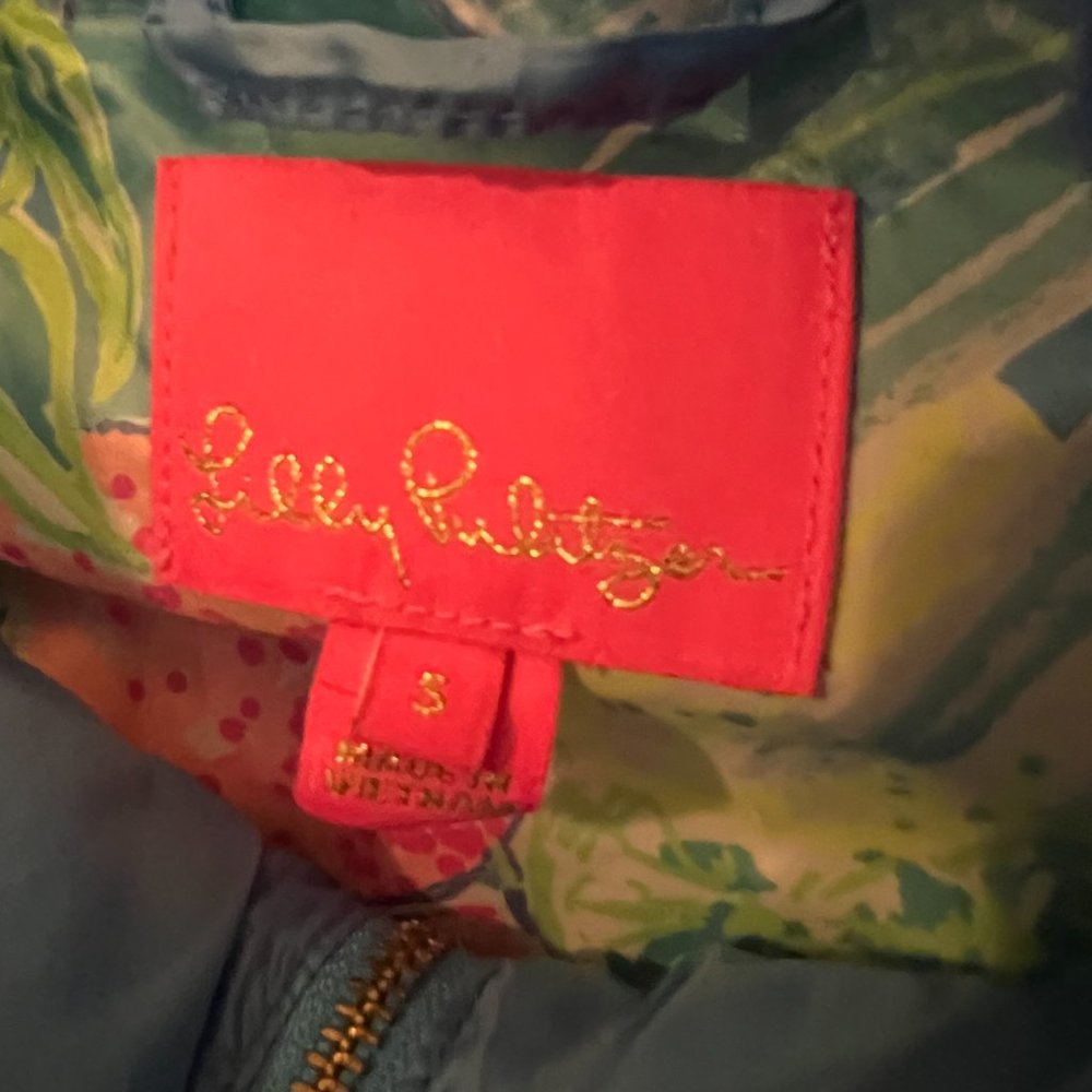 Lilly Pulitzer Palm Paradise Vest. Size S. - Picture 4 of 8